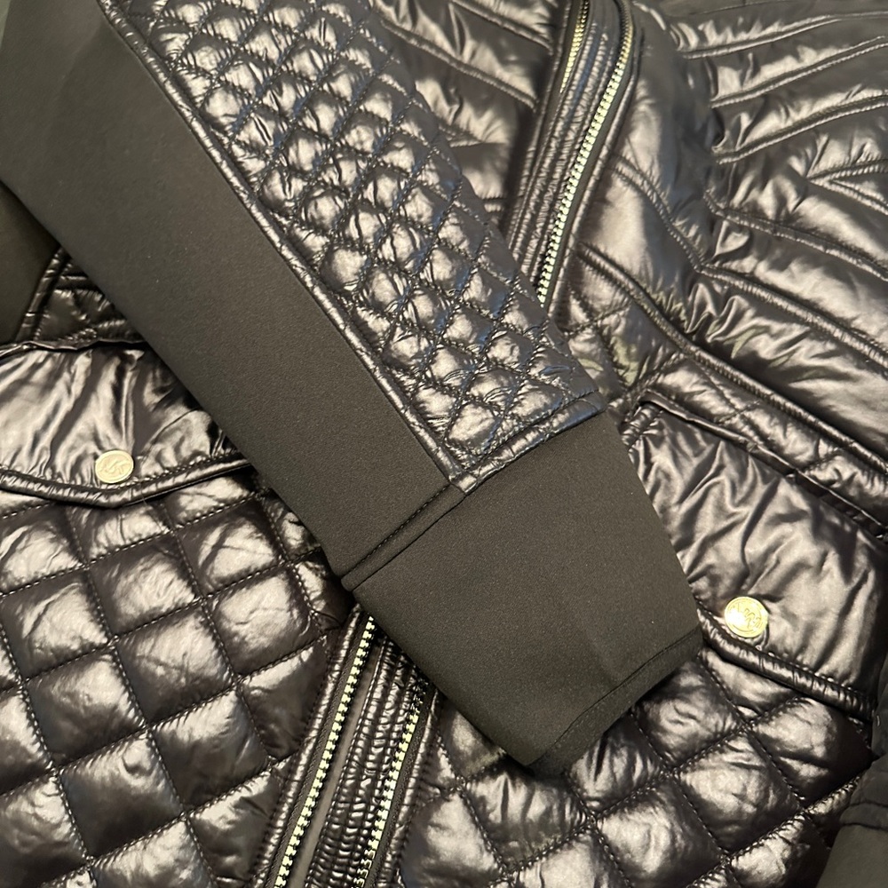 michael kors mixed media quilted jacket - Picture 6 of 12